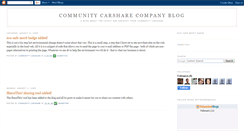Desktop Screenshot of communitycarshare.blogspot.com