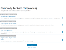 Tablet Screenshot of communitycarshare.blogspot.com