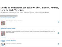 Tablet Screenshot of misinvitacionesparabodas.blogspot.com