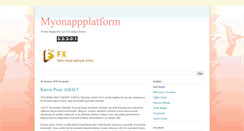 Desktop Screenshot of myonappplatform.blogspot.com