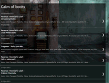 Tablet Screenshot of calm-of-books.blogspot.com