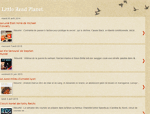 Tablet Screenshot of little-read-planet.blogspot.com