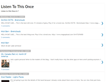 Tablet Screenshot of listentothisonce.blogspot.com