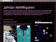 Tablet Screenshot of manikqueen.blogspot.com