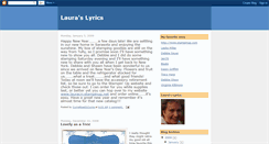 Desktop Screenshot of lauraclyrics.blogspot.com