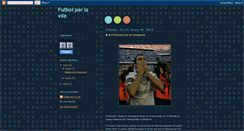 Desktop Screenshot of futbolperlavila.blogspot.com