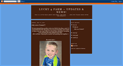 Desktop Screenshot of lucky4farm.blogspot.com