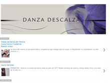 Tablet Screenshot of danzadescalza.blogspot.com