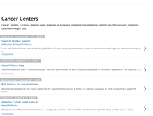 Tablet Screenshot of cancer-centers.blogspot.com