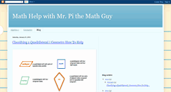 Desktop Screenshot of mrpithemathguy.blogspot.com