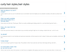 Tablet Screenshot of 4curly-hair-styles.blogspot.com