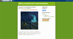 Desktop Screenshot of mitosyleyendasdelacostacolombiana.blogspot.com