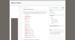 Desktop Screenshot of dragonfruitcentral.blogspot.com