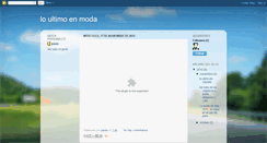 Desktop Screenshot of lomejordelamoda-paola.blogspot.com