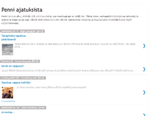 Tablet Screenshot of ajatuksistasi.blogspot.com