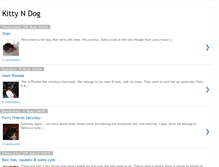 Tablet Screenshot of kittyanddog.blogspot.com