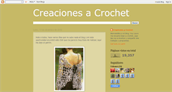 Desktop Screenshot of creacionesacrochet.blogspot.com