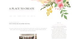Desktop Screenshot of aplace2create.blogspot.com