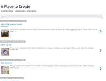 Tablet Screenshot of aplace2create.blogspot.com
