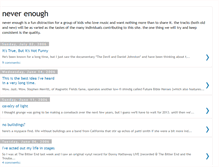 Tablet Screenshot of neverenoughmusic.blogspot.com