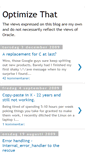 Mobile Screenshot of optimize-that.blogspot.com