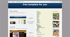 Desktop Screenshot of freetemplateforyou.blogspot.com