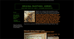 Desktop Screenshot of horseoriginalpaintings.blogspot.com