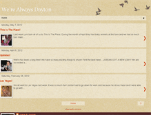 Tablet Screenshot of alwaysdayton.blogspot.com