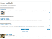 Tablet Screenshot of paperandgold.blogspot.com