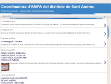 Tablet Screenshot of coordinadora-ampas-sant-andreu.blogspot.com