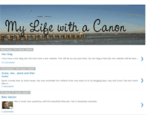 Tablet Screenshot of mylifewithacanon.blogspot.com