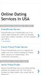 Mobile Screenshot of online-dating-service-in-usa.blogspot.com