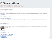 Tablet Screenshot of discursodeloeste.blogspot.com