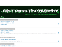 Tablet Screenshot of justpassthedutchy.blogspot.com