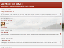 Tablet Screenshot of espiritismoemestudo.blogspot.com