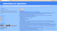 Desktop Screenshot of matematicajaguariuna.blogspot.com