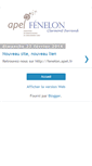 Mobile Screenshot of apelfenelon63.blogspot.com