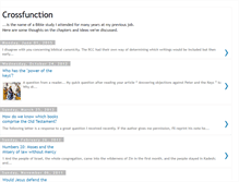 Tablet Screenshot of crossfunction.blogspot.com