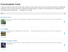 Tablet Screenshot of conversationcove.blogspot.com