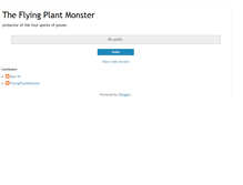 Tablet Screenshot of flyingplantmonster.blogspot.com
