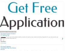 Tablet Screenshot of getfreeapplication.blogspot.com