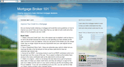 Desktop Screenshot of mtgbroker101.blogspot.com