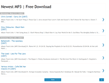 Tablet Screenshot of newestmp3.blogspot.com