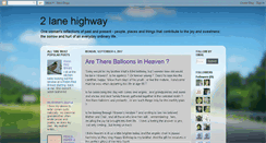 Desktop Screenshot of 2lanehighway.blogspot.com