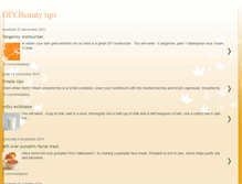 Tablet Screenshot of beauty-diy-tips.blogspot.com