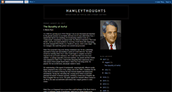 Desktop Screenshot of hawleythoughts.blogspot.com