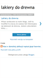 Mobile Screenshot of lakierydodrewna.blogspot.com