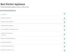 Tablet Screenshot of bestkitchenappliance.blogspot.com