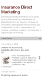 Mobile Screenshot of insurancedirectmarketing.blogspot.com