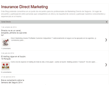 Tablet Screenshot of insurancedirectmarketing.blogspot.com